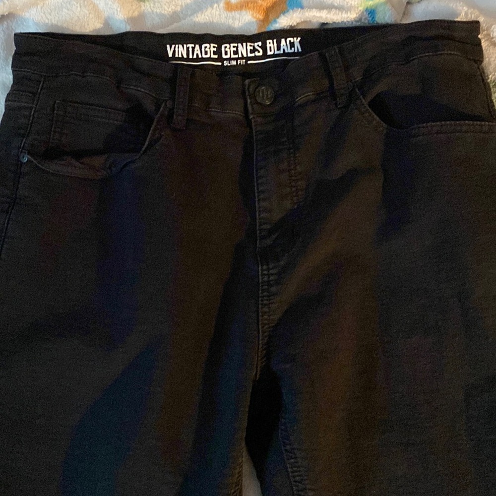 Vintage black jeans / slim fitted